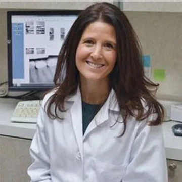 Dr. Mahra B. Rubinstein, DDS, FAGD, in the office at 362 Ives Street.
